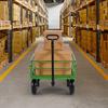 Steel Garden Cart 1200lbs Capacity Heavy Duty Wagon Cart 13in Tires