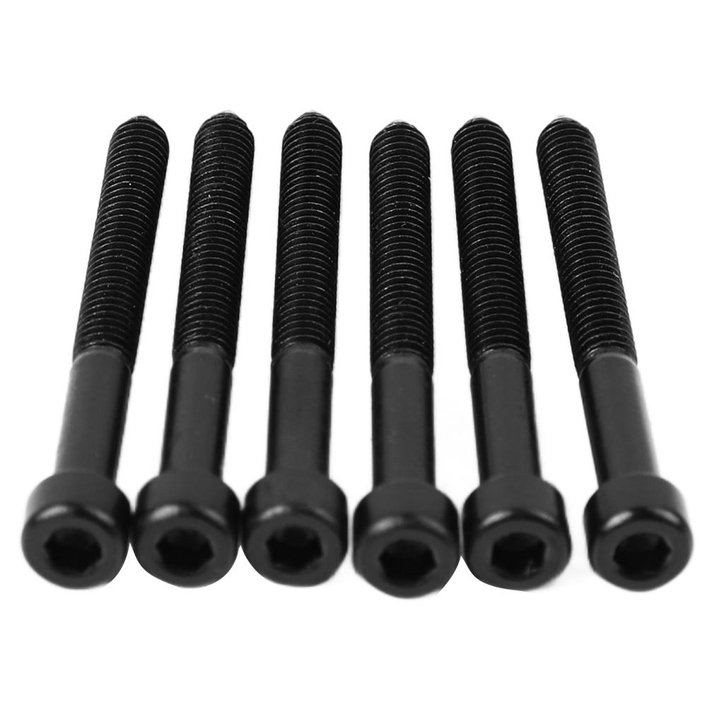 6Pcs Electric Guitar Neck Guard Hex Screw Corrosion Resistance Neck Plate Mounting Screw for Bridge Plate