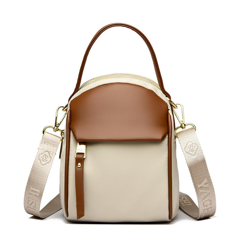 Color-blocking Single-shoulder Bag Fashionable Mobile Phone Bag Crossbody Bag Simple and Versatile Small Bag