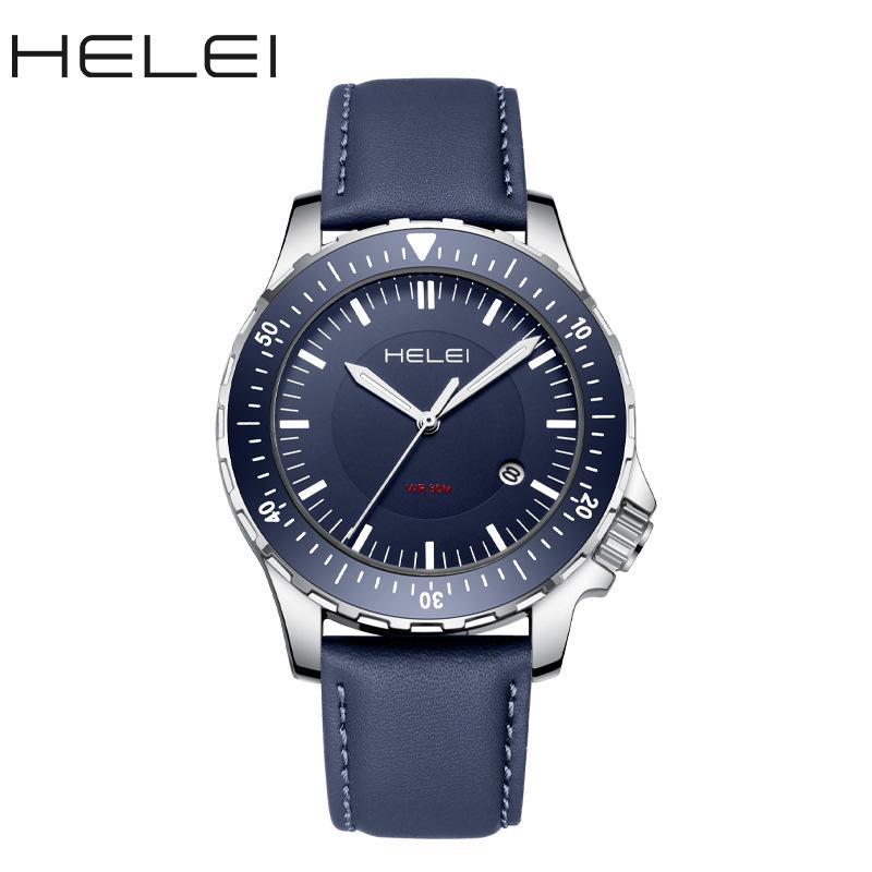 HELEI Swiss Automatic Men's Watch: Luminous, Waterproof, High-End Design