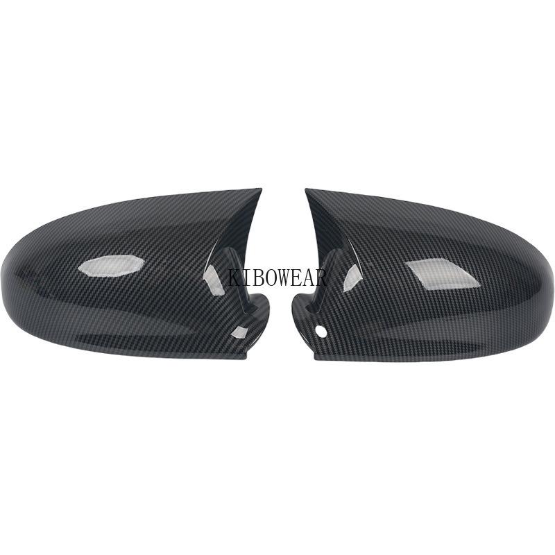 2PC Bat style Add-on Side Mirror Covers For VW GOLF 5 GTI plus MK5 Jetta Passat B6 B5.5 Variant EOS Sharan sticker horn shape