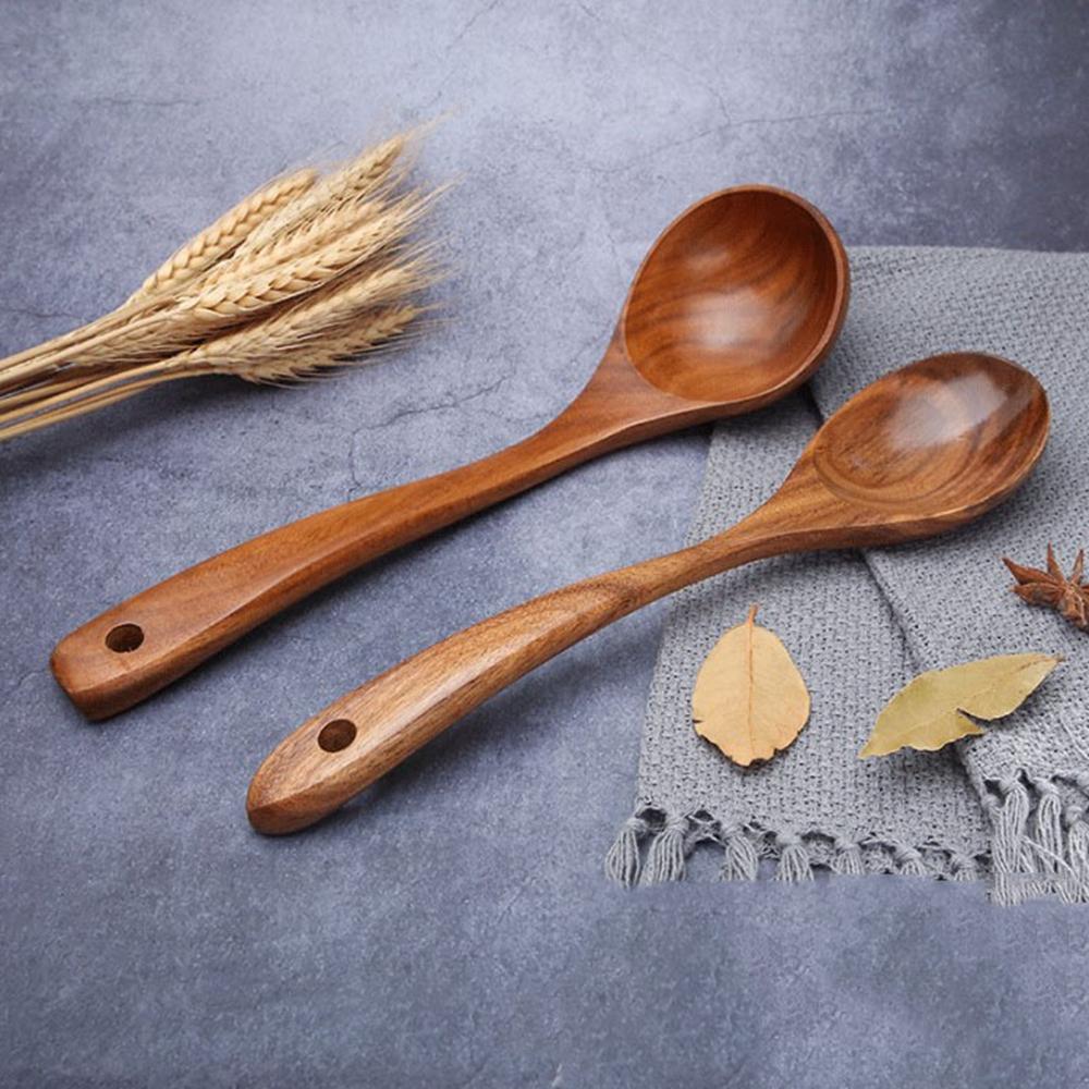 

Natural Fish Kitchen Utensil Wooden Home Supplies Cooking Tools Shovel Spatula Frying Pan Accessory