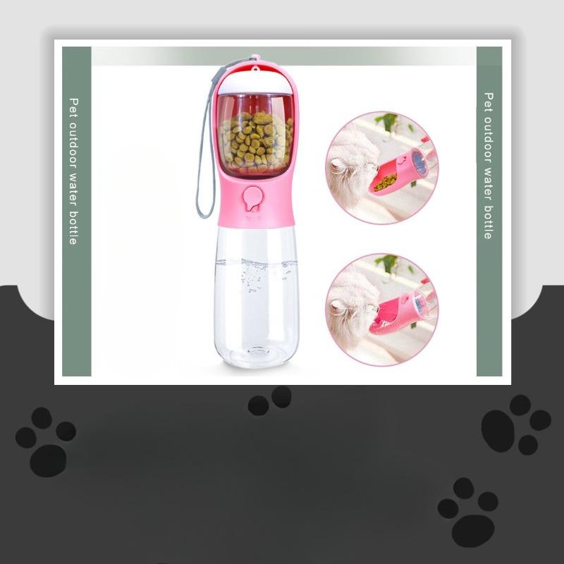 Pet Supplies - Portable Outdoor Two-in-one Drinking and Feeding Water and Food Multi-functional Pet Cup for Cats and Dogs