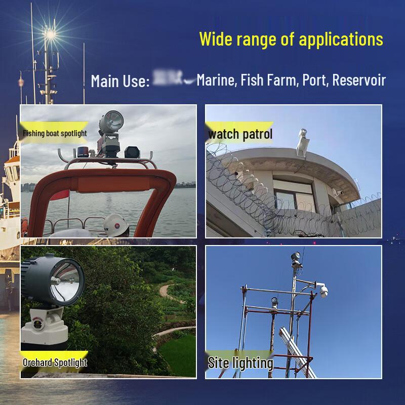 Guardian 1000W Remote Control Marine Spotlight