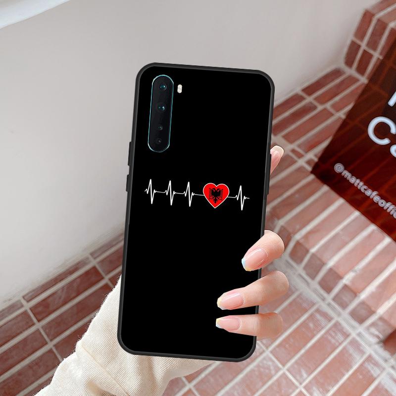 Albania Albanians Flag Case For OnePlus Nord 5 CE 2 3 4 Lite N20 N30 OnePlus 15 13 12 11 10R 13R 10T 13T 12R Cover