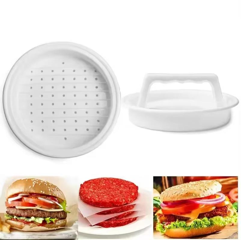 Plastic Burger Press Multiuse Meat Mold Patty Maker Kitchen Tool Hamburger Presser Meatloaf Pan Cooking Gadgets