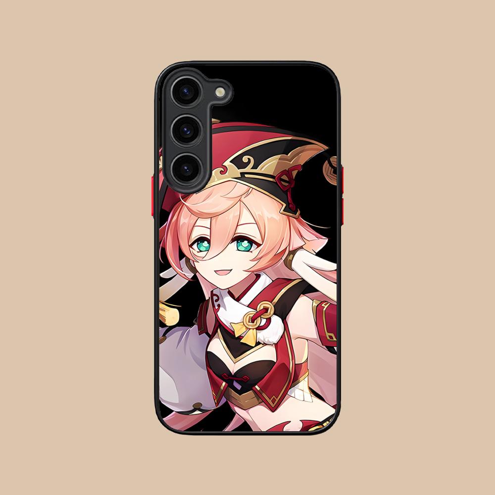 Game GI Yanfei Silicone Mobile Phone Case for Samsung Galaxy S26 S25 S24 S23 S22 S21 Plus FE Ultra Colorful Cover