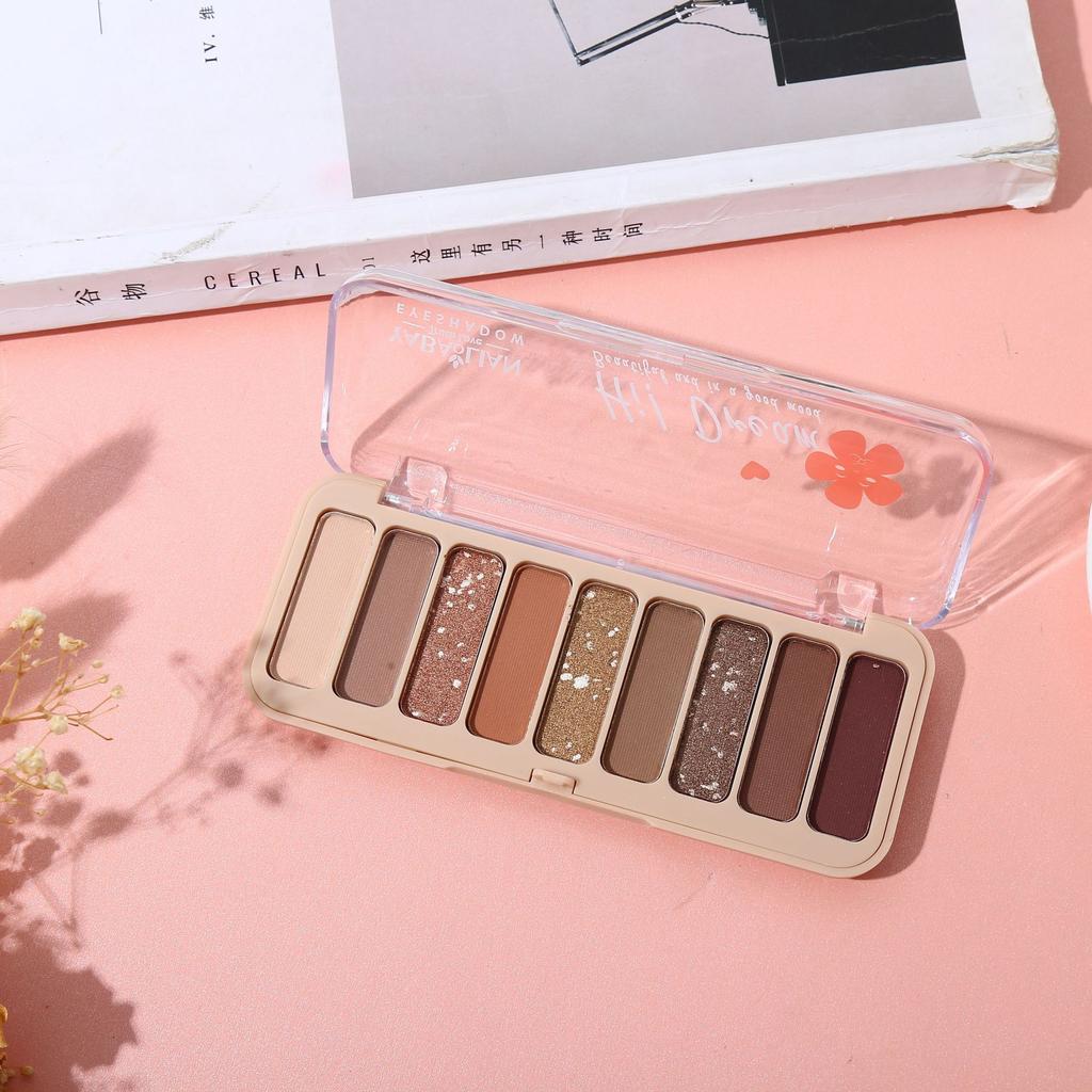 Pearlescent Matte Earth 9 Color Eyeshadow Disc