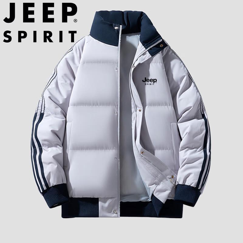 JEEP SPIRIT Herren Winter Stehkragen Wattierte Jacke