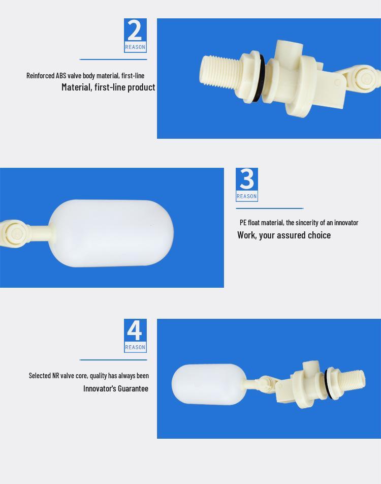 Household Plastic Differential Pressure Float Ball Valve