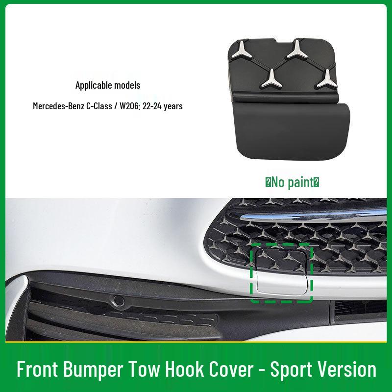 

Mercedes-Benz C-Class W206 Front Bumper Star Pattern Tow Hook Cover 2068850402