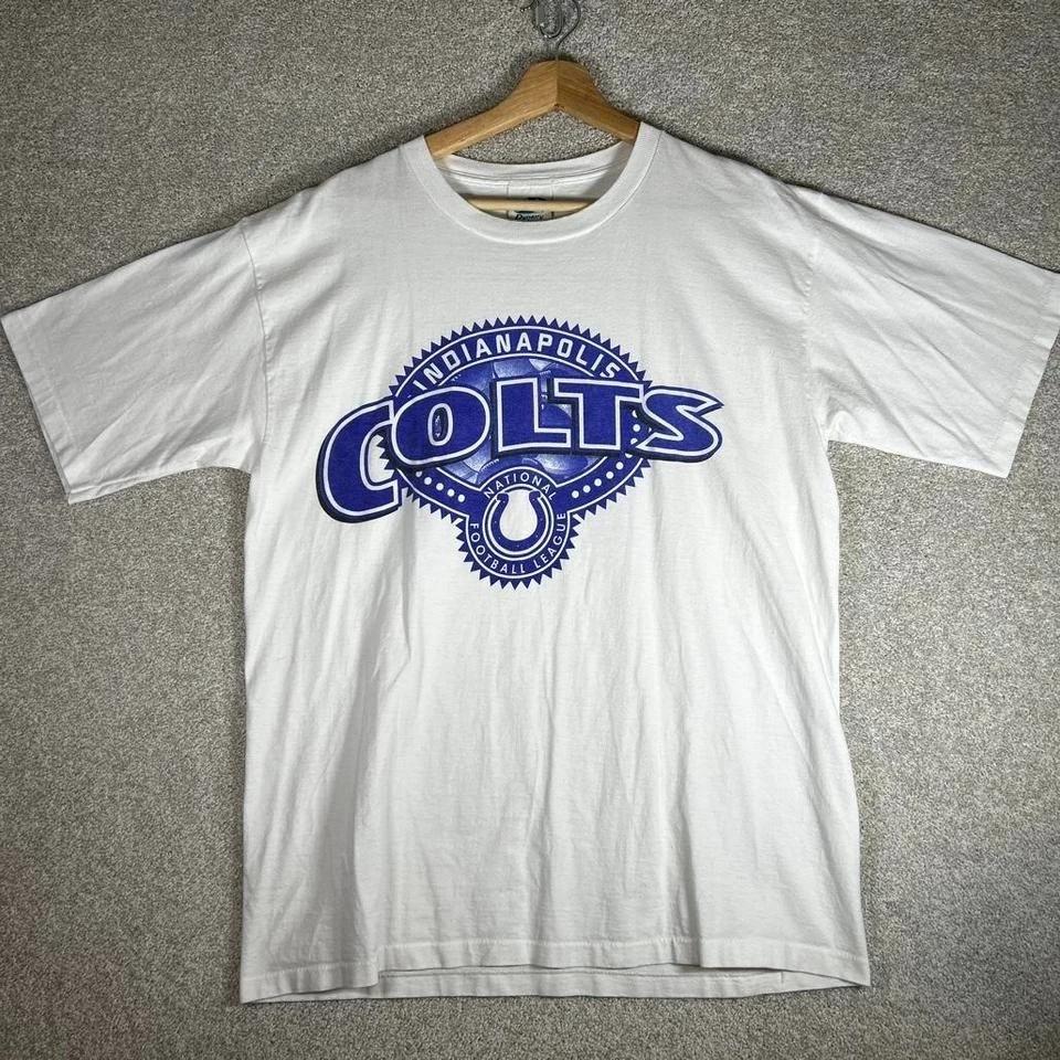 

Винтажная футболка с графическим принтом Indianapolis Colts 90-х, размер L, одинарный шов S