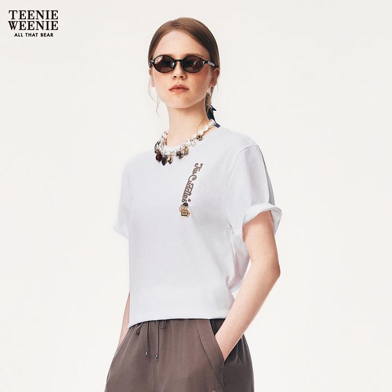 Teenie Weenie Women's Bear Print Short Sleeve T-Shirt