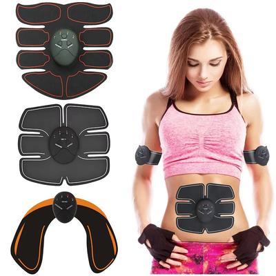 Drahtloser EMS Muskelstimulator ABS Bauchmuskeltrainer Toner Körperfitness Hüfttrainer Formendes Pflaster Abnehmtrainer Unisex