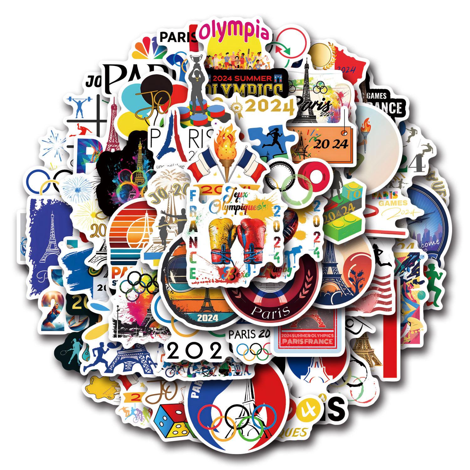 

55 Новые Парижские Игры Граффити Наклейки Украсить Чемодан Скутер Наклейки