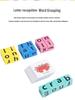 Kids' Spelling Puzzle: Wooden Alphabet Block Game for Early Learning and Intellectual Development