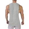 Men Muscle Fit Sleeveless Tank Top With Side Cutout Workout Gym Shirt