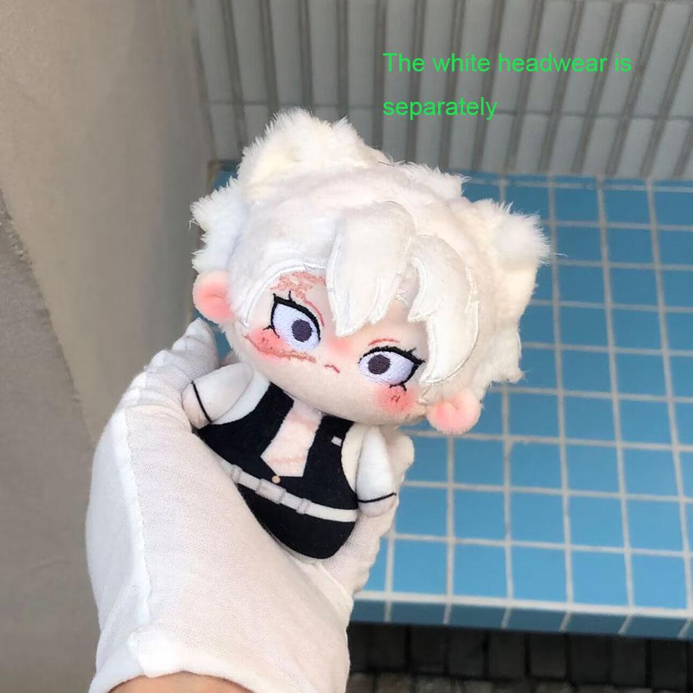 10Cm Demon Slayer Shinazugawa Sanemi Plush Doll Cartoon Shinazugawa Genya Stuffed Toy Pendant Doll Fans Birthday Holiday Gift