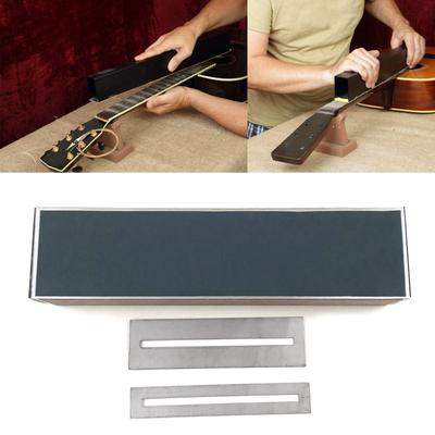 Gitarrensaiten Schleifbalken Gitarren Bass Balken Aluminium Bund Abrichtfeile Schleifpapier DIY Luthier Werkzeuge Gitarrenzubehör