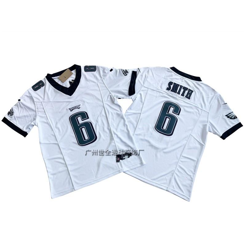 Mens Retro Embroidered American Football Jersey Philadelphia Eagles Vintage Style Sport Shirt Fan Wear
