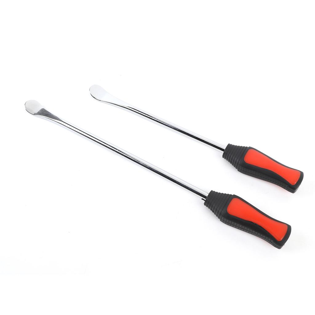 2pcs Tire Spoons 11.81in 14.57in Carbon Steel Ergonomic Handle Motorcycle Tire Changing Lever for Dirt Bike