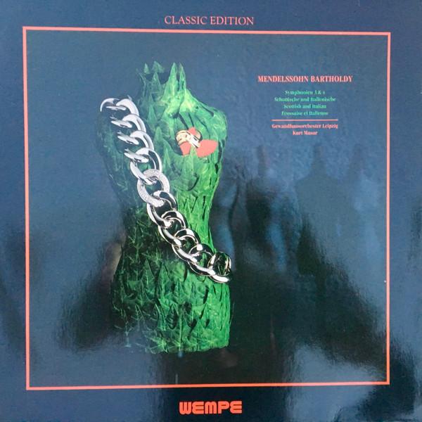 

LP Record FELIX MENDELSSOHNBARTHOLDY GEWAND Symphonien 3 4 Schottische Und 2292434631C99 Wempe Classic E 1991 Germany Classical Used