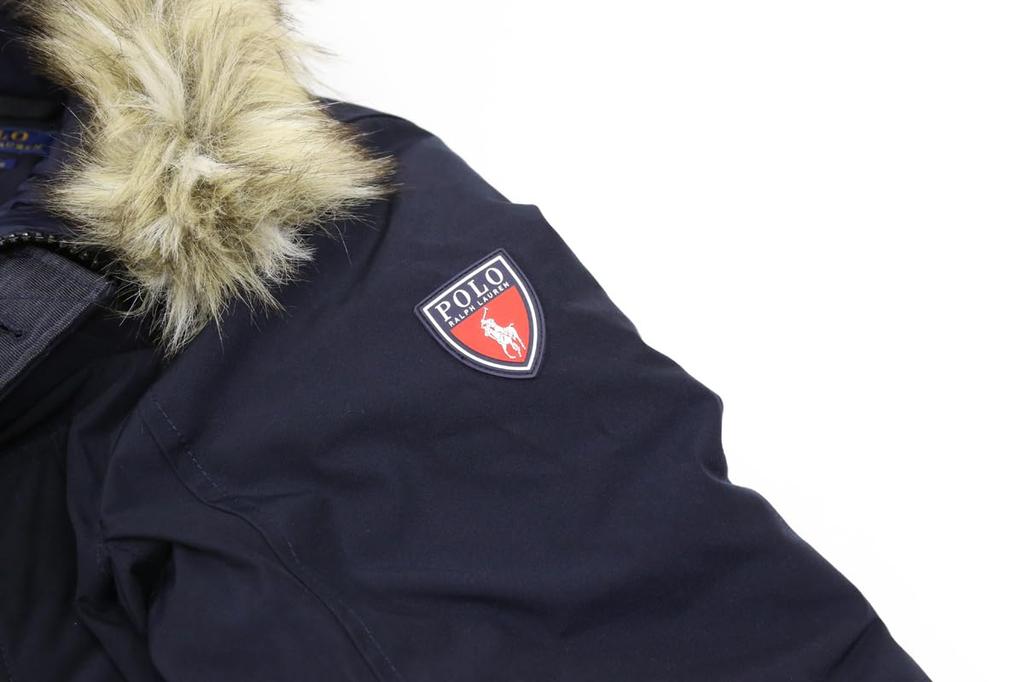 POLO RALPH LAUREN Performance Fur Hooded Down Size Navy Men's Jacket/Coat, XXL, (Product Code 01010041)