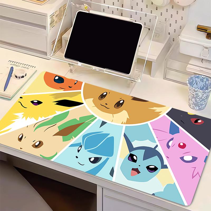 Mouse Pad PPokemon Lockedge Large XXL Gaming Accessories Computer Gamer Keyboard Mouse Mat Desk Cartoon style Mousepad For Gift