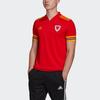 Adidas Maillot Domicile de l'Équipe Nationale du Pays de Galles T-shirt de Sport à Manches Courtes Homme Hauts Rouge FH8528