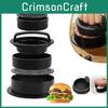 Modern Stylish Round Burger Press For Diy Meat Patties And Rice Cake Creation