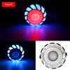 12V Motorcycle Universal Modified Rear Lights LED Colorful Light Brake Angel Eye Turn Signal Motorcycle Indicators Brake Tail