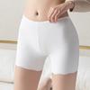 Seamless high-waisted safety shorts for women, anti-exposure, summer thin underwear, plus-size tummy control leggings, ice silk hot-selling item