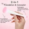 Makeup Foundation Brushes Double Ended Full Coverage Precision Detailing Cosmetics Brush Women Accessories