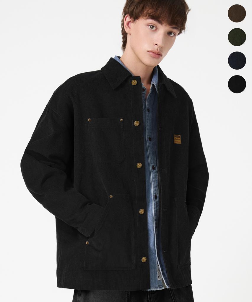 TRILLION Corduroy French Work Jacket_4Color