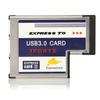 Super Speed 54mm Express Card to 3 Ports USB 3 Adapter Converter