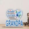 1pc Acrylic Sign Table Decor, Grandpa You Are the Piece That Holds Us Together. I Love You This Much Always, Desktop Decoration 