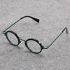 Trendy Round Frame Glasses New Vintage Women Men Small Frame Blue Light Blocking Eyeglasses Designer Luxury Eyewear