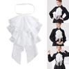Cravate Écharpe Col Drapé Courtois Victorien Solution Rapide à Porter Accessoire de Costume Jabot Faux Col Pour Événement Professionnel