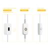 DC5V USB LED Under Cabinet Light COB Strip With Hand Scan / Dimmable Touch Sensor Switch / Push Switch For Kitchen Lighting