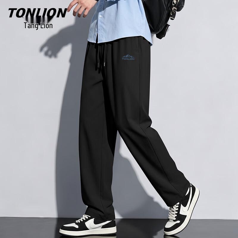 TonLion Men s Summer Casual Straight-Leg Pants 3XL