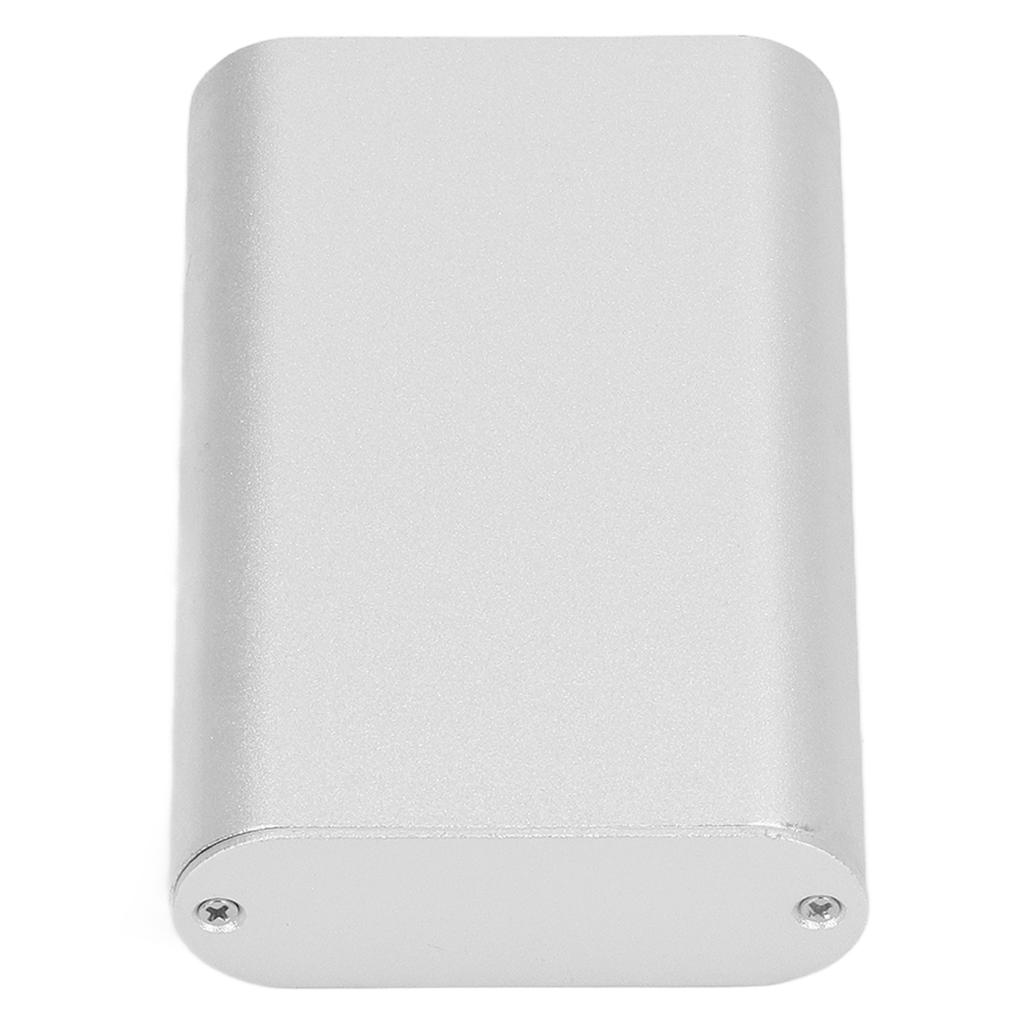 Cutie electronica din aluminiu Carcasa proiect din aluminiu argintiu mat pentru placa de circuit 24x70x110mm