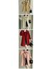 2025 Autumn/Winter Women's Mid-Length Slimming Woolen Coat with Heart Buckle and Peter Pan Collar