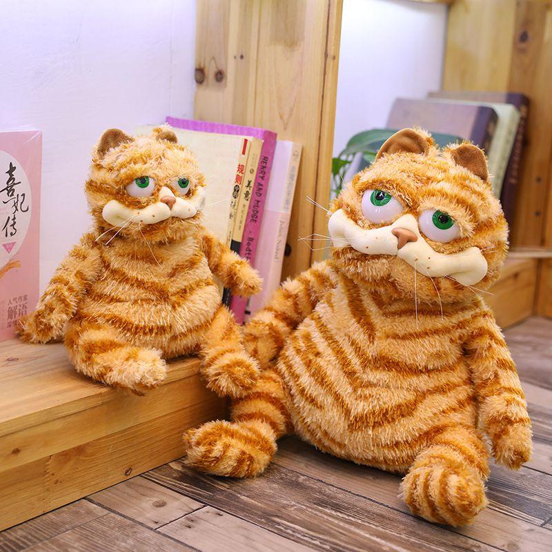 Cartoon Garfield Plüschtier Dicke Katze Weiches Kuscheltier Kissenpuppe 12-18 Zoll**