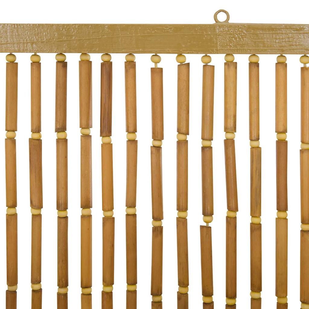 Multi Colored Insect Door Curtain 90 X 200 Cm Bamboo