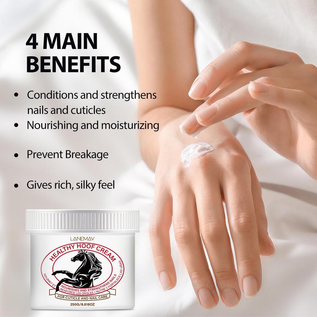 Healthy Hoof Cream-Conditions And Strengthens Nails And Cuticles-Healthy Care For Skin And Nails, Prevent Breakage