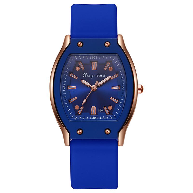 

Small Fragrance Style Ladies Silicone Watch With Quartz Movement For Casual Girls синій