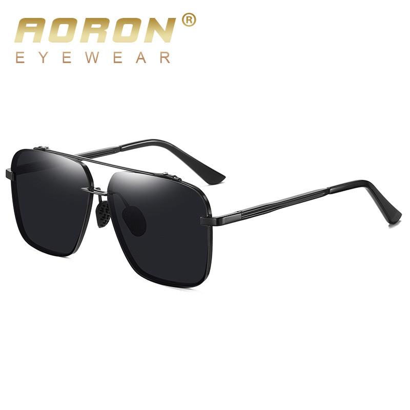 aoron More Than 100 Colors Polarized Sunglasses for Men Women Fashion Design Metal Frame Outdoor UV400 Anti Glare Driving Glasses