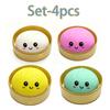 High-Quality 4Pcs Squishy Dumpling Stress Ball, Dumpling Squishy Toy Shape Hand Relaxation Toy, Party Favor Gift For Friends