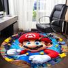 1pc Mario Office Round Area Rug, Under Office Chairs Bedroom Living Room Home Decor, Room Decoa1016232