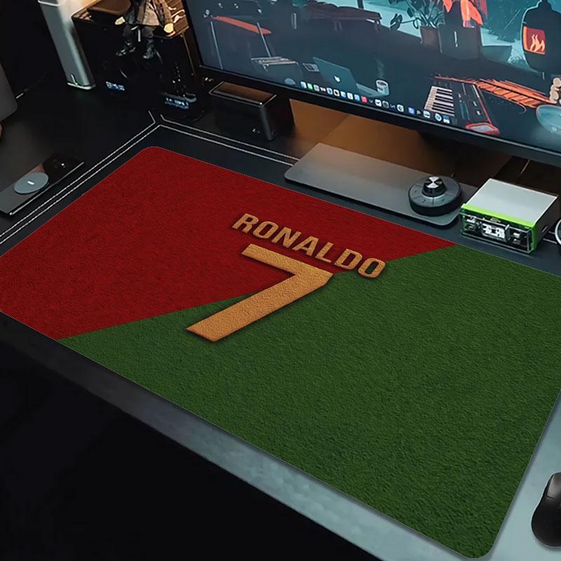 CR7 Large Size Mouse Pad Large Gaming Table Cushion Non-slip Laptop Tablet Big Mousepad XXL Mat Mini PC Playmat With Lock Edge